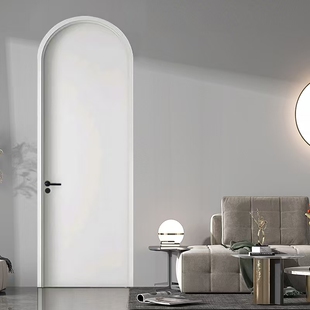 圆弧门 圆弧形木门室内门卧室门法式 拱形门 房间门异形门定制法式