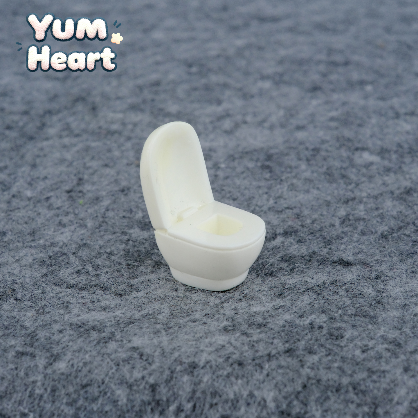 微缩造景小人国马桶搞怪电脑桌面日式工位办公桌摆件车载DIY装饰