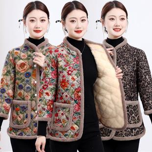 时尚 冬装 加厚小棉衣 马夹加绒坎肩保暖马甲中老年女装 妈妈秋冬半袖
