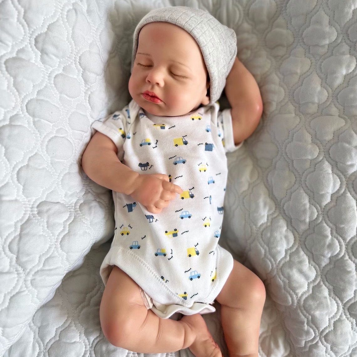 18寸100%铂金硅胶重生娃娃初生婴儿实心硅胶可入水仿真玩偶新生儿