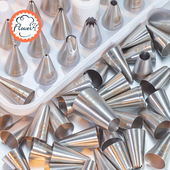 风和日丽韩式 裱花嘴蛋糕溶豆泡芙曲奇套装 通用八齿六齿大小号家用