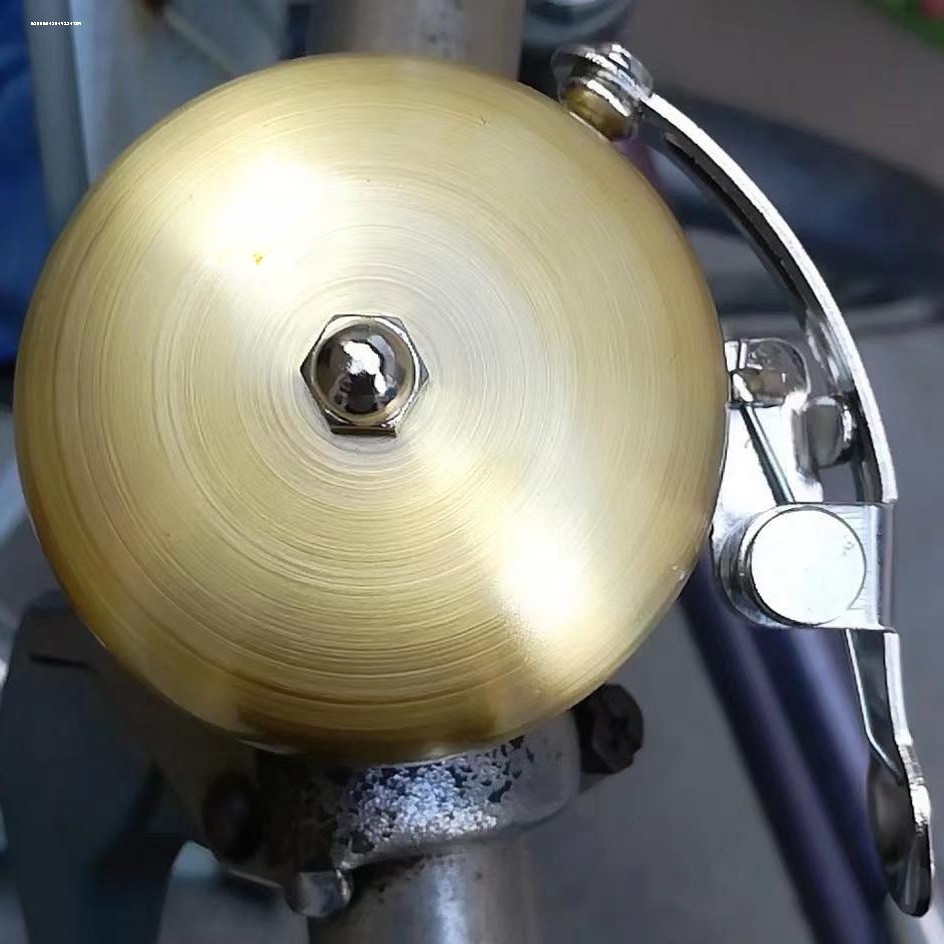 山地车 纯铜自行车铃铛 声音清脆悠长 复古自行车铜铃铛