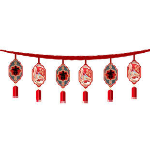 2026马年过年新年春节新春装饰挂件元旦场景氛围布置室内拉花挂饰