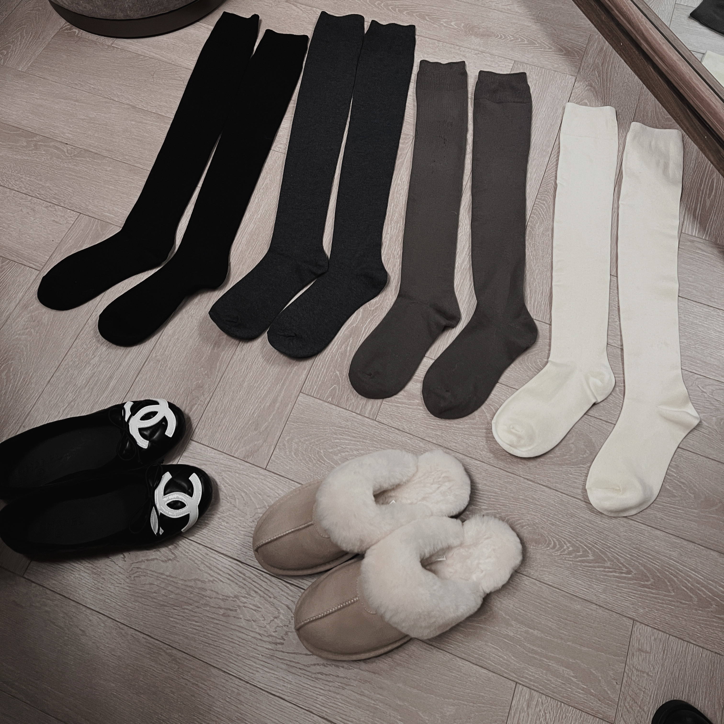 IN MIMIFACE【12.22/20:00上新】加绒过膝袜