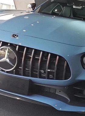 适用于17-20奔驰AMG GT双门跑车GTR GT C GTS改装GTR瀑布竖条中网