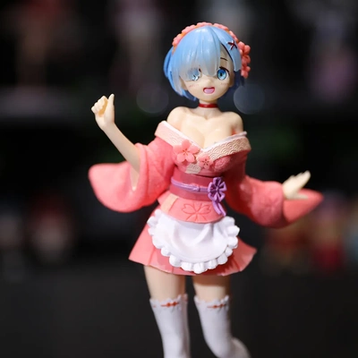 从零开始的异世界樱花蕾姆拉姆雷姆站姿盒装机箱手办模型摆件