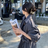 2022春季现货!慵懒风怎么穿都好看的风衣C116P145K198，女装风衣，两个王小姐