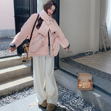 新品！两面穿超可爱90羽绒服D333P275K398，女装羽绒服，两个王小姐