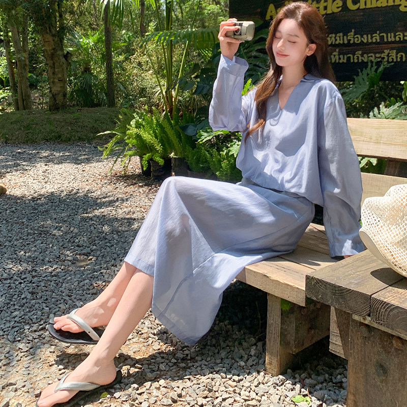 新款！天丝防晒两件套！C290P135K218,女装衬衫,两个王小姐
