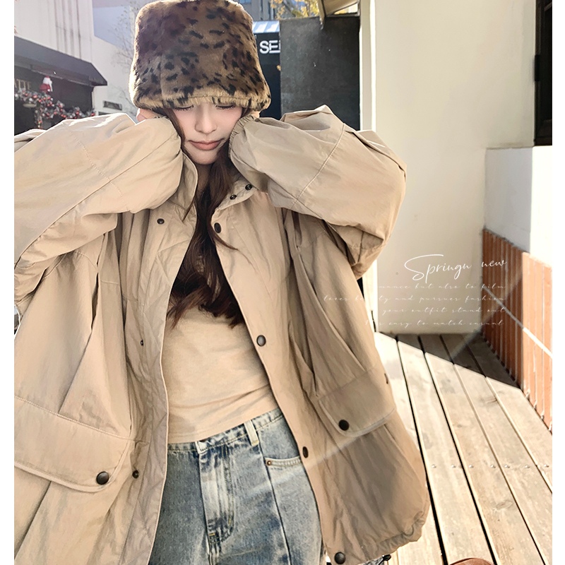 新品！！现货早冬款工装薄棉衣D323P215K328，女装棉衣/棉服，两个王小姐