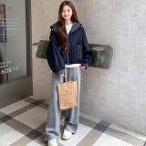 新款！！现货连帽夹棉拼袖外套Q196P165K298，女装短外套，两个王小姐