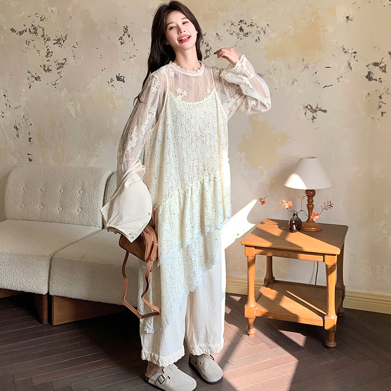 新品！现货多种穿法套装价格看详情C268P299K999，女装连衣裙，两个王小姐