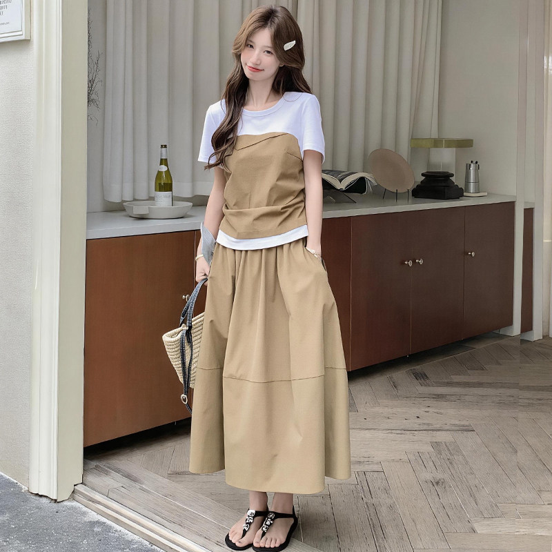 新款！现货！法式套装连衣裙C308P150K248,女装连衣裙,两个王小姐