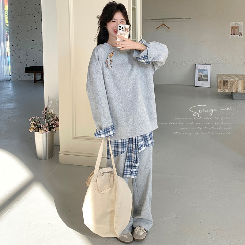 春款现货！卫衣裤子屁帘三件套C235P180K268,女装卫衣/绒衫,两个王小姐