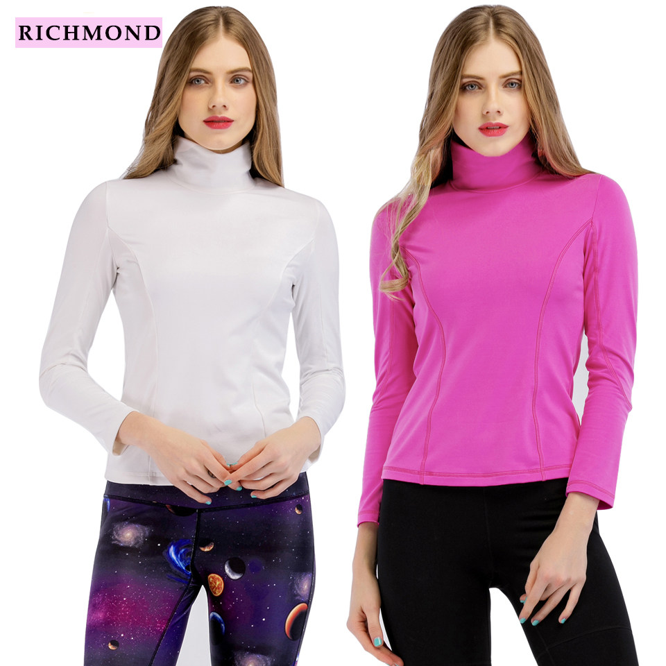 RICHMOND莉芝敏 新品秋冬弹力保暖长袖瑜伽健身休闲女套头衫 1076
