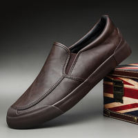New men's shoes for Spring and autumn 2026: Soft-soled leather shoes, men's one-foot business casual shoes, men's work shoes, large sizes thumbnail 3