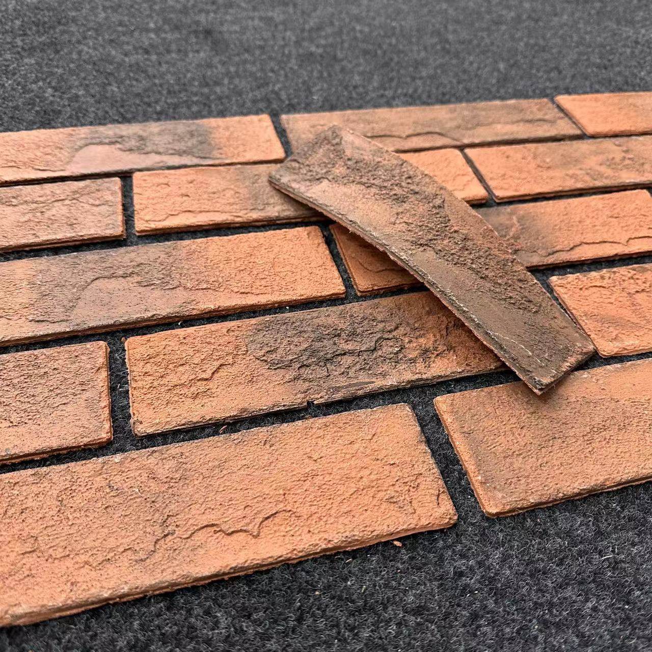 住宅翻新改等劈开高端饰面砖旧柔性砖别墅内外墙砖软瓷农村自建房