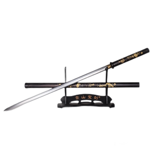 仙龙汉剑 手工花纹钢古风武术宝剑摆件礼品镇宅道具刀剑未开刃