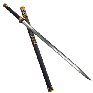 天罡剑古风道具高锰钢汉剑玩具剑摆件短剑车用防身武器未开刃