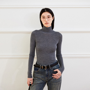 无缝针织打底 澳洲美丽奴羊毛岛精18针 MHV ARCHIVE德国扬子120S