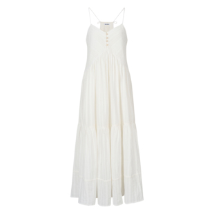 ARCHIVE 盖脚面 夏日度假 双层防透 女士吊带连衣裙 拼接提花 MHV