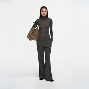 剪裁女士中腰西裤 定番羊毛混纺微喇正装 ARCHIVE MHV