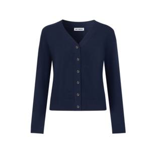 针织开衫 澳洲美利奴羊毛女士V领中长款 毛衣 ARCHIVE MHV