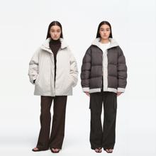 往季5折 MHV ARCHIVE 双面穿 90白鸭绒 女士中长款宽松羽绒服