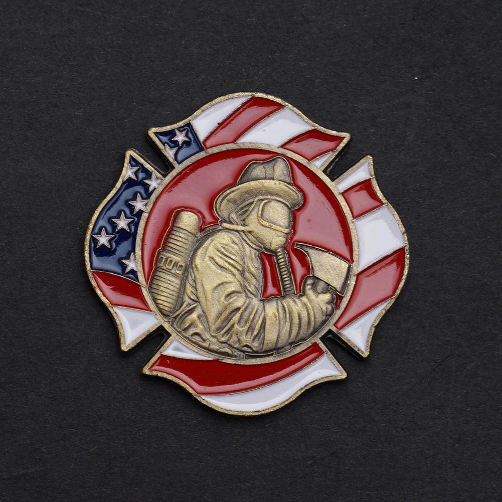 消防勋章纪念章荣誉奖章定制奖牌纪念章金属牌收藏金银铜牌制作