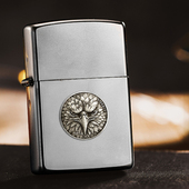 打火机贴章复古硬币小尺寸流浪币男士 饰品贴 鹰头纪念章黄铜镀银装