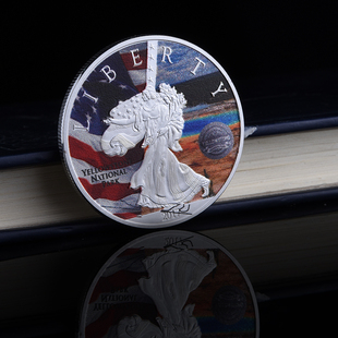 美国黄石公园纪念章旅游景点纪念品定制徽章金银铜牌金属章铜章