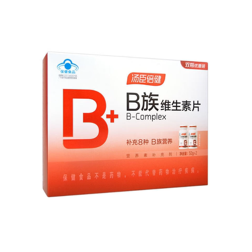 汤臣倍健B族维生素片双瓶优惠装100片/瓶*2瓶