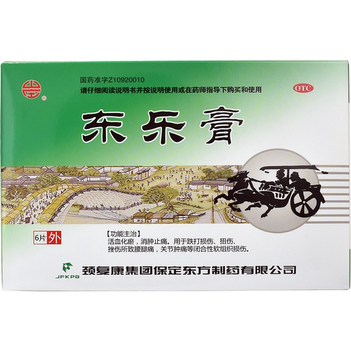【东乐】东乐膏6cm*9cm*6片/盒