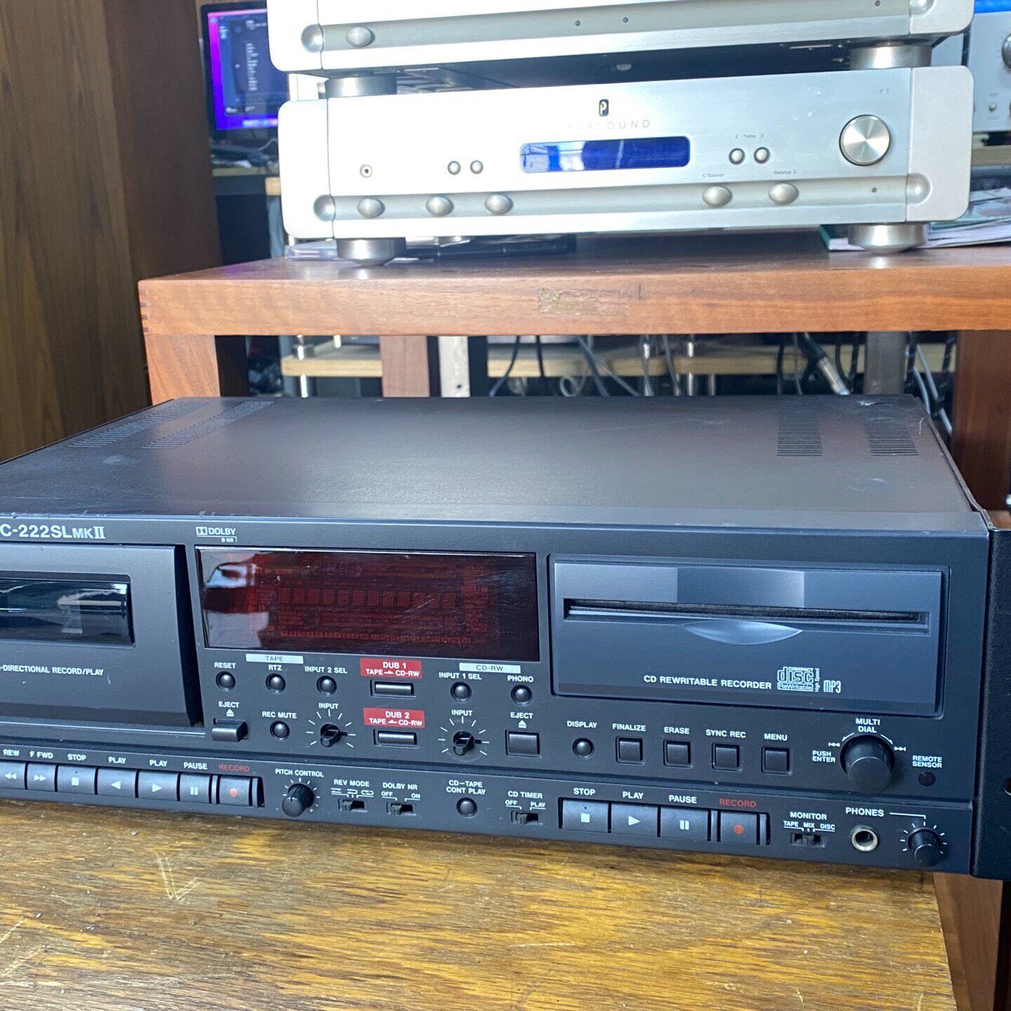 CC-222SLmkⅡ TASCAM 录音机 CD卡座 专业音频/修或换