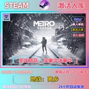 地铁离乡steam游戏国区cdk激活码全球区全dlc电脑PC单机游戏
