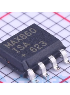 原装全新 MAX860ISA+T SOP-8 50mA频率可选的开关电容电压变换器