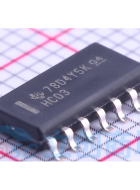 全新 74HC03 74HC03D SN74HC03DR 贴片SOP-16 逻辑芯片