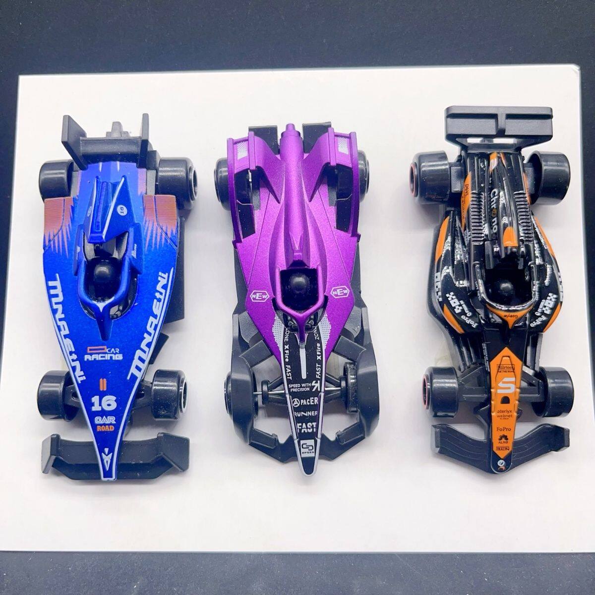 F1赛车模型方程式车模型仿真合金三色口袋玩具男孩儿童创意玩具