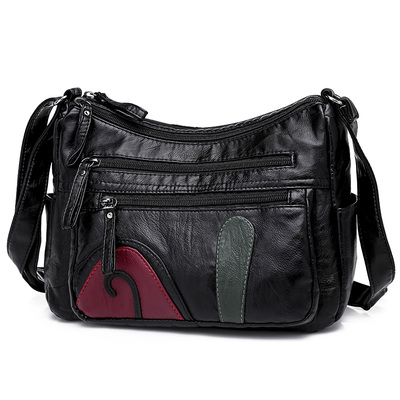 单肩包大容量软皮质斜挎包