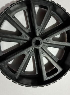 手推单行 多行蔬菜播种机压土轮 地轮内孔圆和六方可选