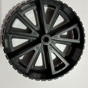 手推单行 多行蔬菜播种机压土轮 地轮内孔圆和六方可选