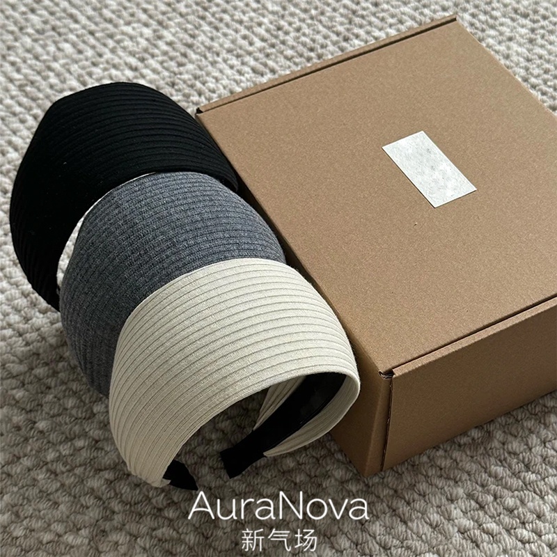 ins灰色发箍女2025新款高级感