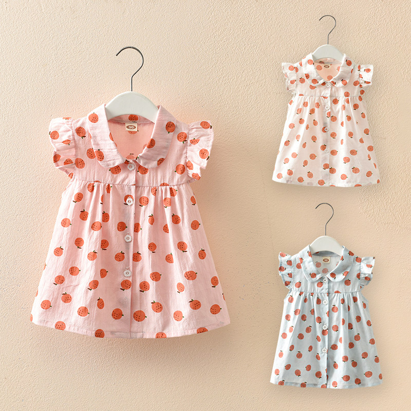 女童衬衫夏季新款宝宝韩版时尚小碎花上衣童装休闲百搭纯棉衬衣潮