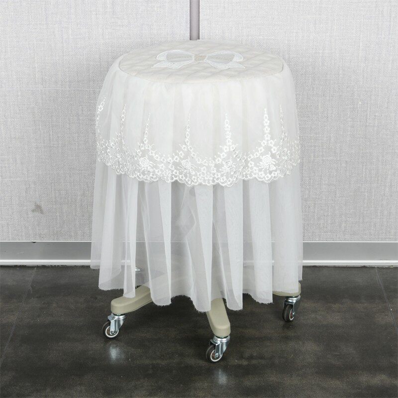 定制凳子套圆椅套圆凳坐垫圆椅子垫圆凳套理发店升降吧台蕾丝椅套