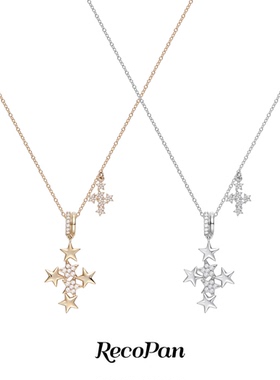 星星派对满天星金银色项链