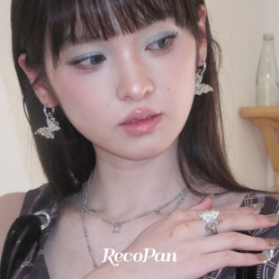 RecoPan蝴蝶絮语/ 原创小众高级感梦幻多戴法耳环耳饰女