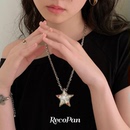 原创做旧哑光个性 RecoPan重塑未来 星星项链卫衣链 枪枪同款