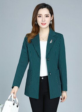 w21春秋装外套中老年女妈妈装中年气质洋气西装春天d06短款小西服