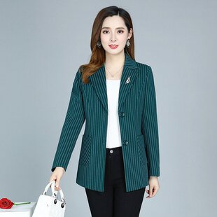 w87春秋装 中年气质洋气西装 春天d06短款 小西服 外套中老年女妈妈装