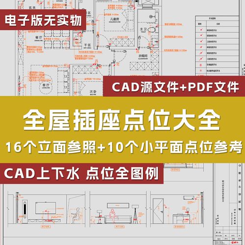 F-26.全屋插座定位大全 插座打印线型课程